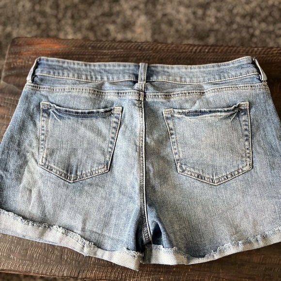 Warehouse One distressed denim shorts - Picture 2 of 2